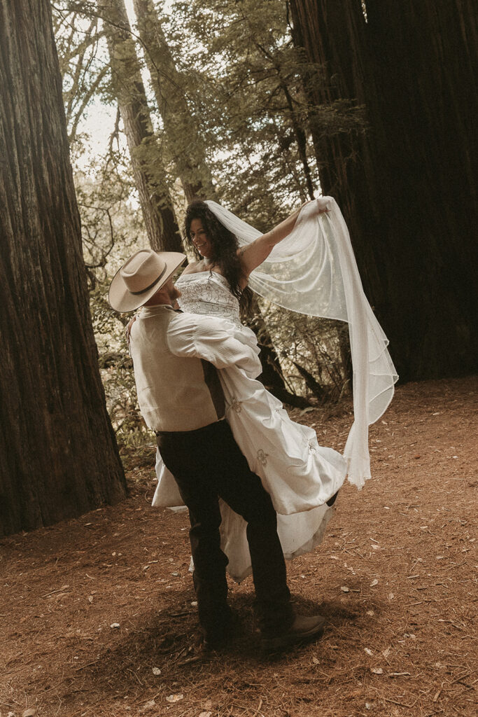 Jace and Danika's Redwoods elopement.