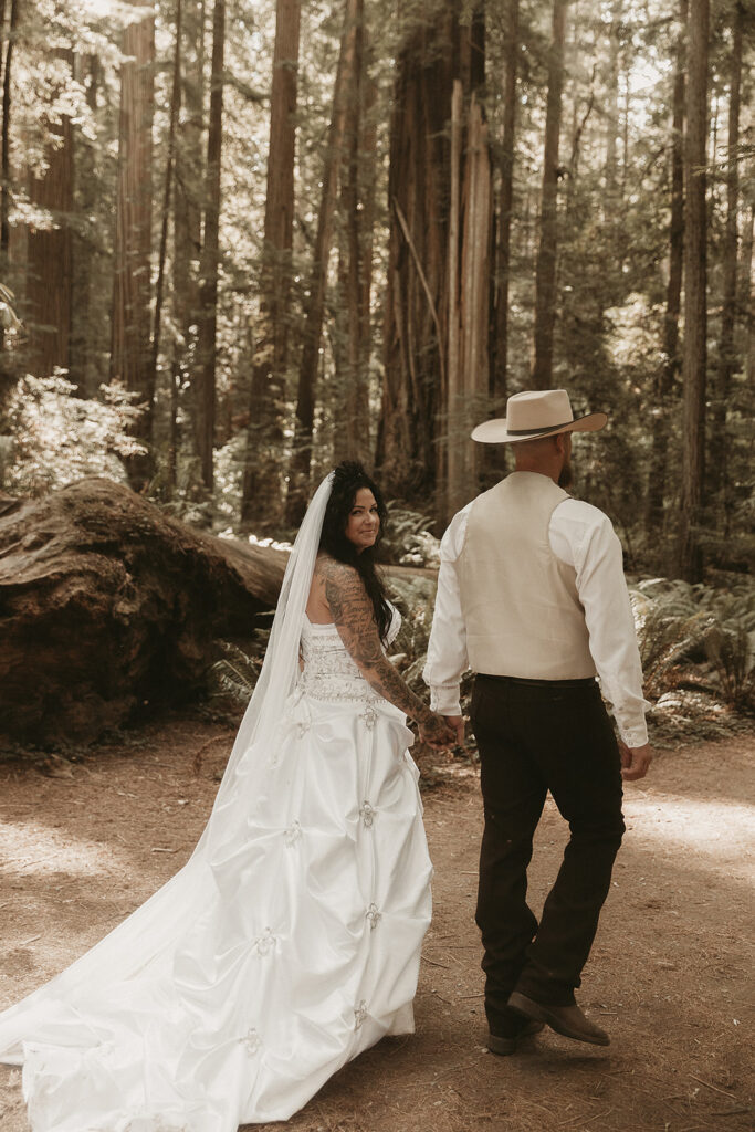 Jace and Danika's Redwoods elopement.
