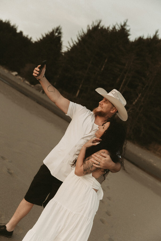 Jace and Danika's Whaleshead Beach elopement in southern Oregon.