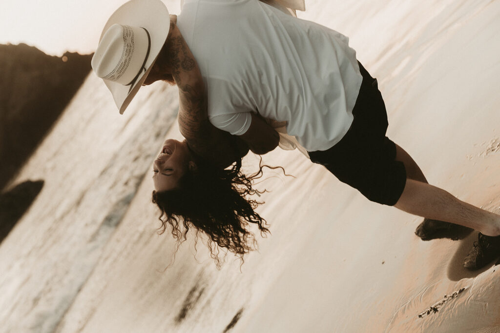 Jace and Danika's Whaleshead Beach elopement in southern Oregon.