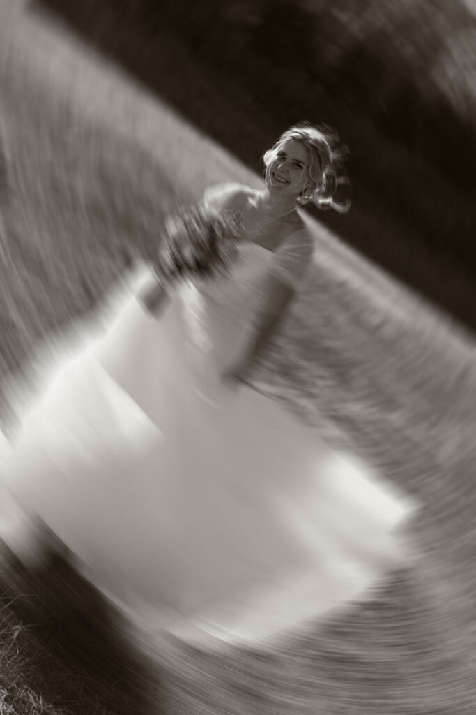 Spring micro wedding at Blue Springs Lake, Missouri.